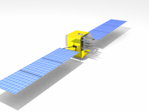 basic satellite Model 3D