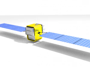 podstawowy satelita Model 3D