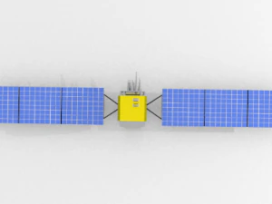 podstawowy satelita Model 3D