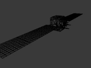 podstawowy satelita Model 3D