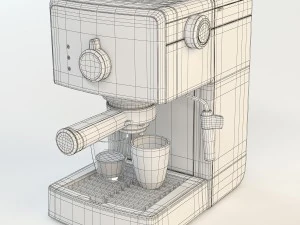 커피 메이커 3D 모델