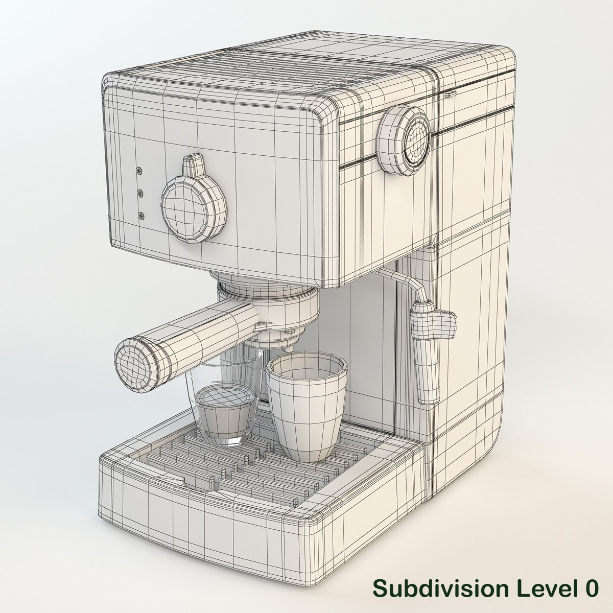 Modern High End Coffee Maker | 3D model