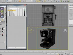 커피 메이커 3D 모델