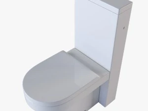 banheiro hatria durante o dia Modelo 3D