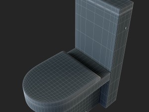 toilet hatria daytime 3D Model