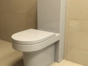 banheiro hatria durante o dia Modelo 3D