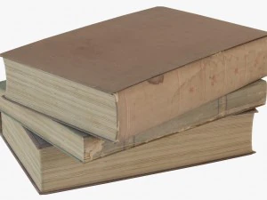 vieux livres Modèle 3D