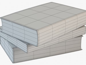 old books 3D Model