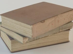 vieux livres Modèle 3D