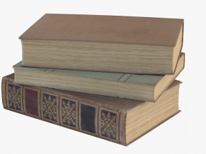 old books 3D Model