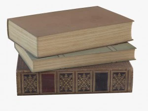 vieux livres Modèle 3D