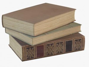 vieux livres Modèle 3D