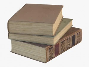 vieux livres Modèle 3D