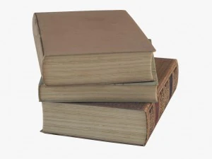 vieux livres Modèle 3D