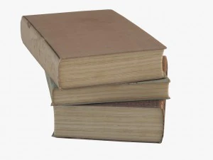 vieux livres Modèle 3D