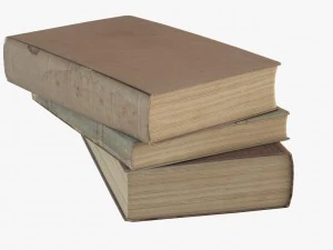 vieux livres Modèle 3D