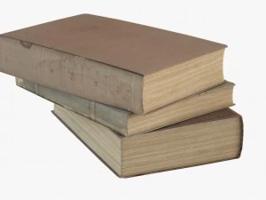 vieux livres Modèle 3D