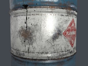 oil barrel lowpoly Modelo 3D