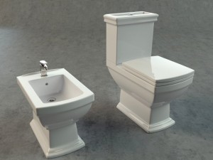 cezares palermo toilet bidet 3Dモデル