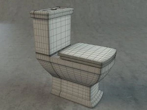 cezares palermo toilet bidet 3D Model