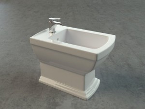 cezares palermo toilet bidet Modelo 3D