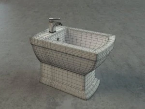 cezares palermo toilet bidet 3D Model