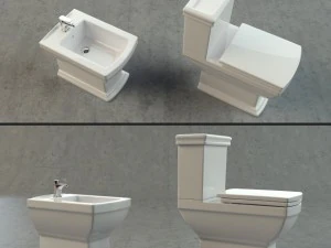 cezares palermo toilet bidet 3D Model