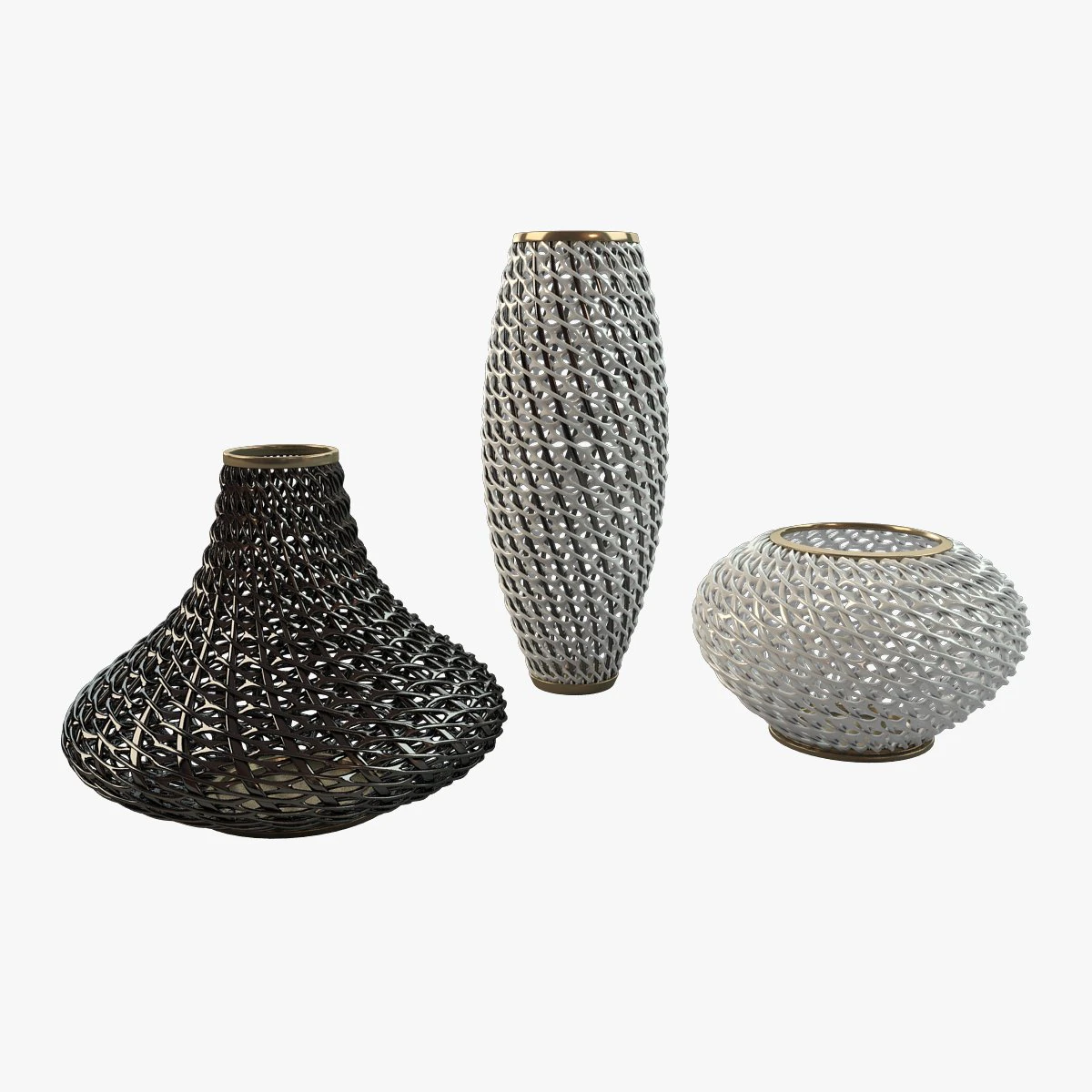 花瓶 3Dモデル .c4d .max .obj .3ds .fbx .stl .blend 