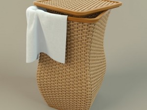 wicker basket 3D-Modell