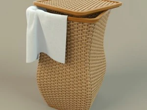 wicker basket 3D Model