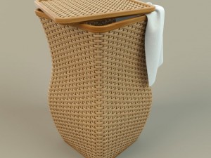 wicker basket 3D-Modell