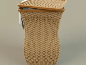 wicker basket 3D Model