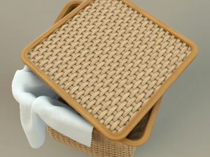 wicker basket 3D Model