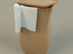 wicker basket 3D-Modell