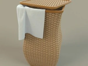 wicker basket 3D Model