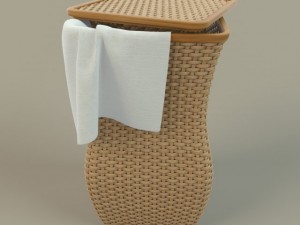 wicker basket 3D-Modell