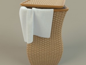 wicker basket 3D-Modell