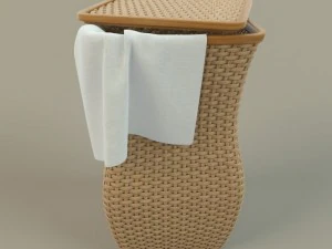 wicker basket 3D Model