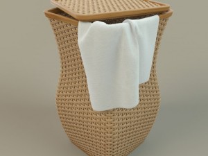 wicker basket 3D-Modell