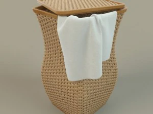 wicker basket 3D Model