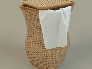 wicker basket 3D-Modell