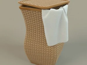 wicker basket 3D Model