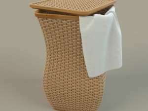 wicker basket 3D-Modell