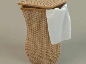 wicker basket 3D Model