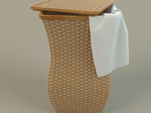 wicker basket 3D-Modell