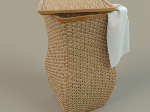 wicker basket 3D-Modell