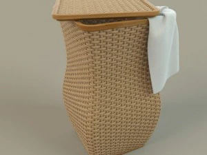 wicker basket 3D Model