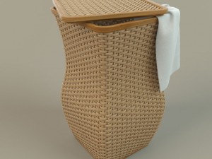 wicker basket 3D-Modell