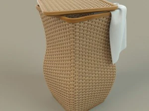 wicker basket 3D Model