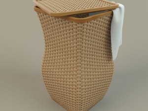 wicker basket 3D-Modell